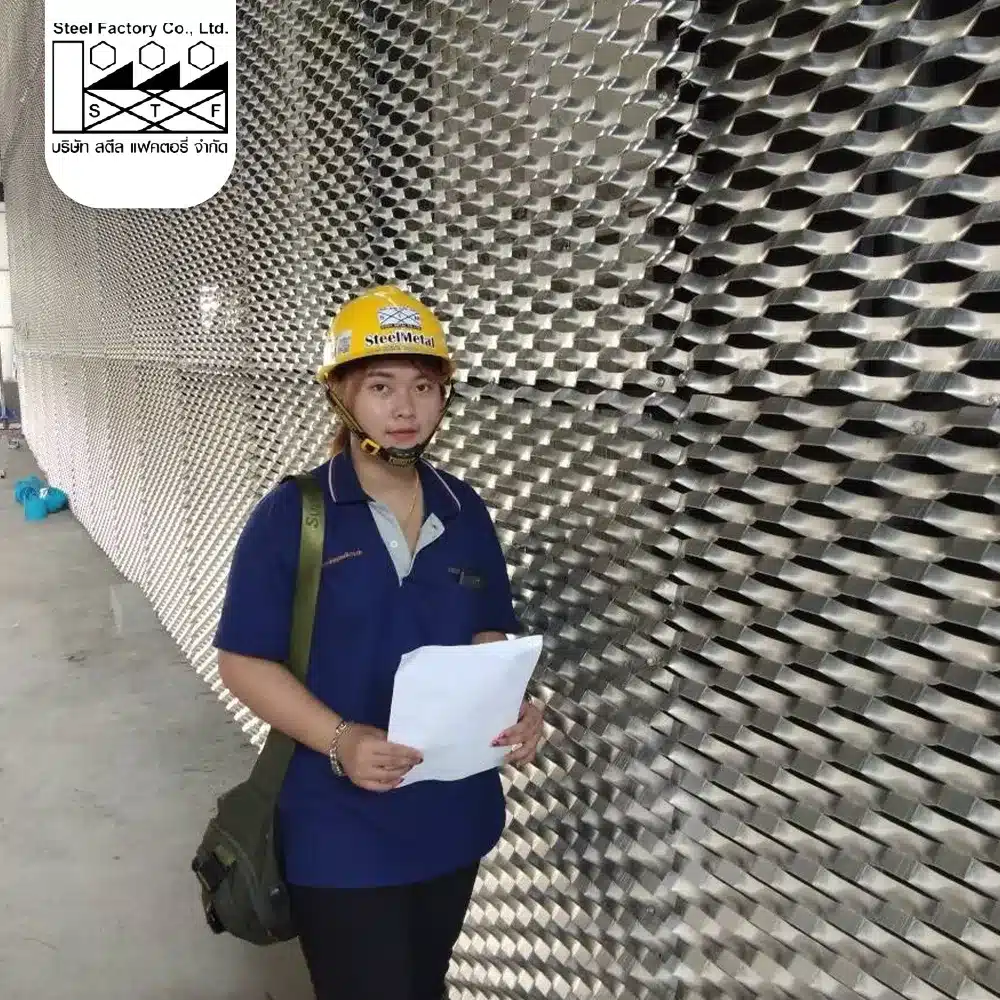 ตะแกรงอลูมิเนียมฉีก (Expanded Aluminum Mesh)