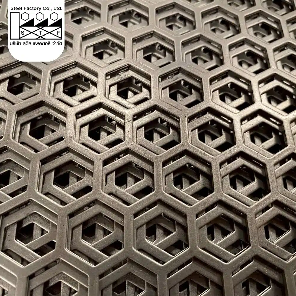 แผ่นเจาะรู / แผ่นฉลุลาย (Perforated Metal Sheet)